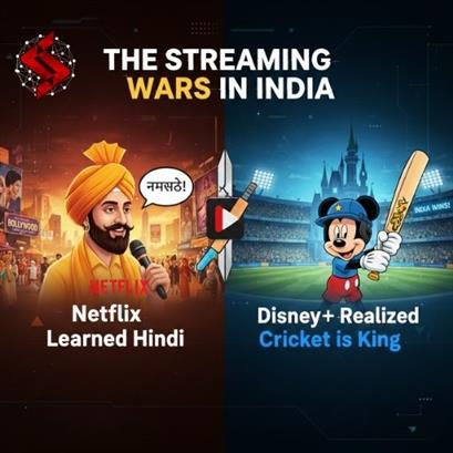 The Streaming Wars in India: Where Netflix Learned Hindi and Disney+ Realized Cricket is King