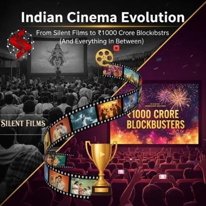Indian Cinema Evolution: From Silent Films to ₹1000 Crore Blockbusters (And Everything In Between)